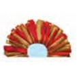 Spirit Pomchies  Ponytail Holder - Cardinal Red/Old Gold